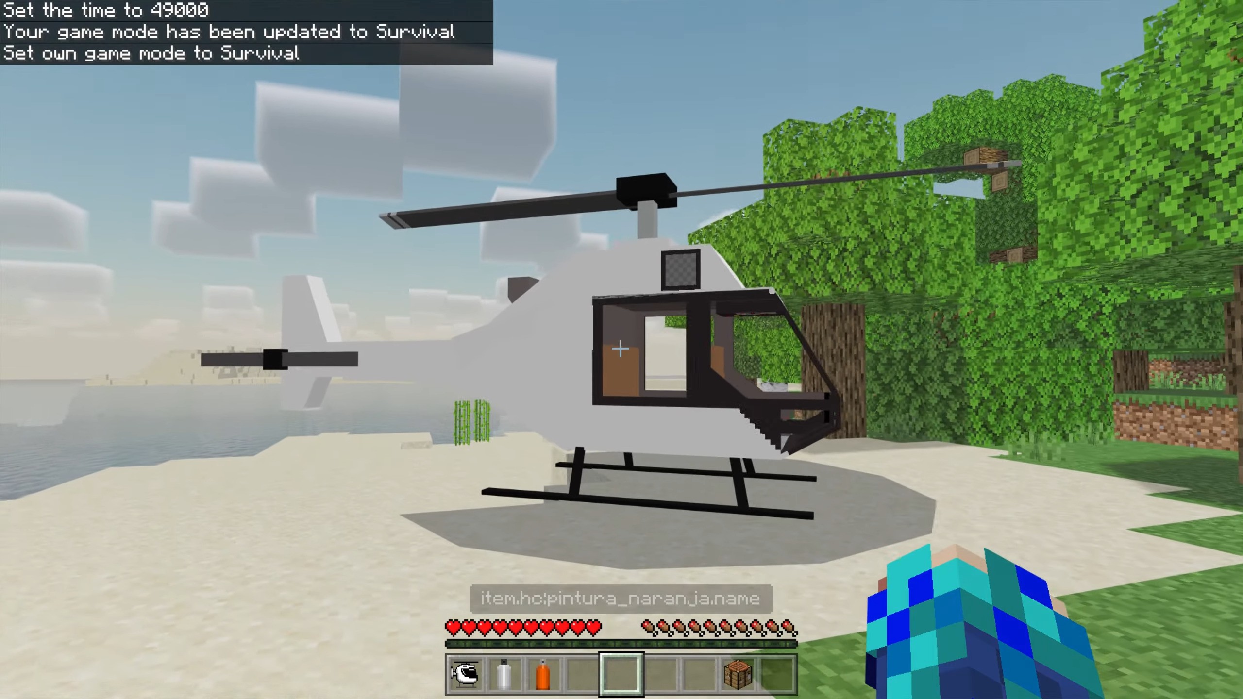 Survival Helicopters Addon (1.19, 1.18) for MCPE/Bedrock Edition 17