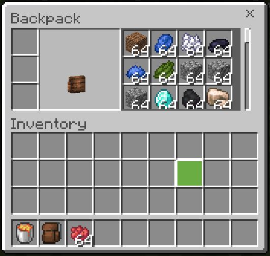 True Backpack Addon (1.20, 1.19) - MCPE/Bedrock Mod 35