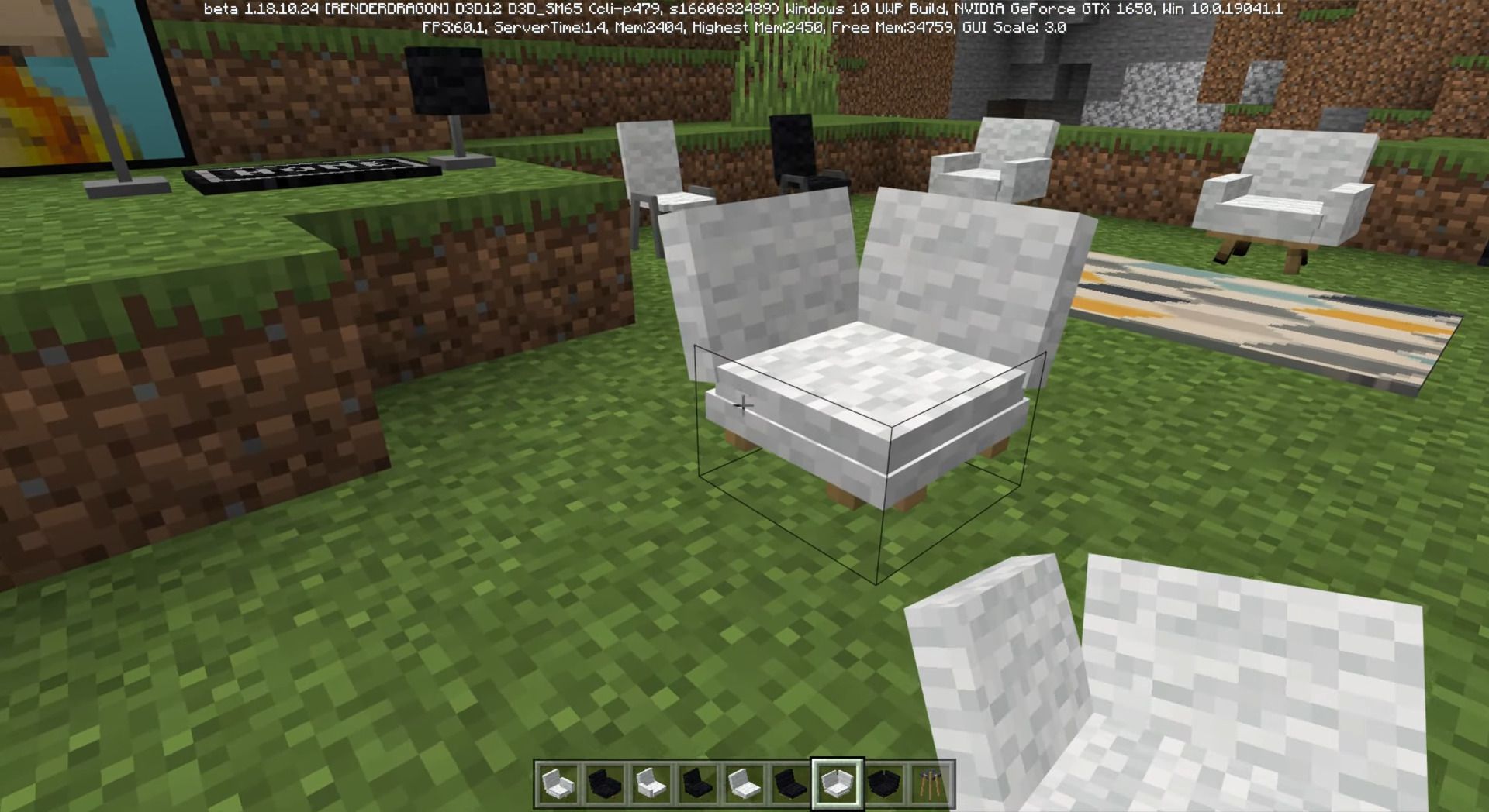 Modern Furniture Addon (1.20, 1.19) - MCPE/Bedrock Mod 19