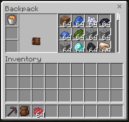 True Backpack Addon (1.20, 1.19) - MCPE/Bedrock Mod 36