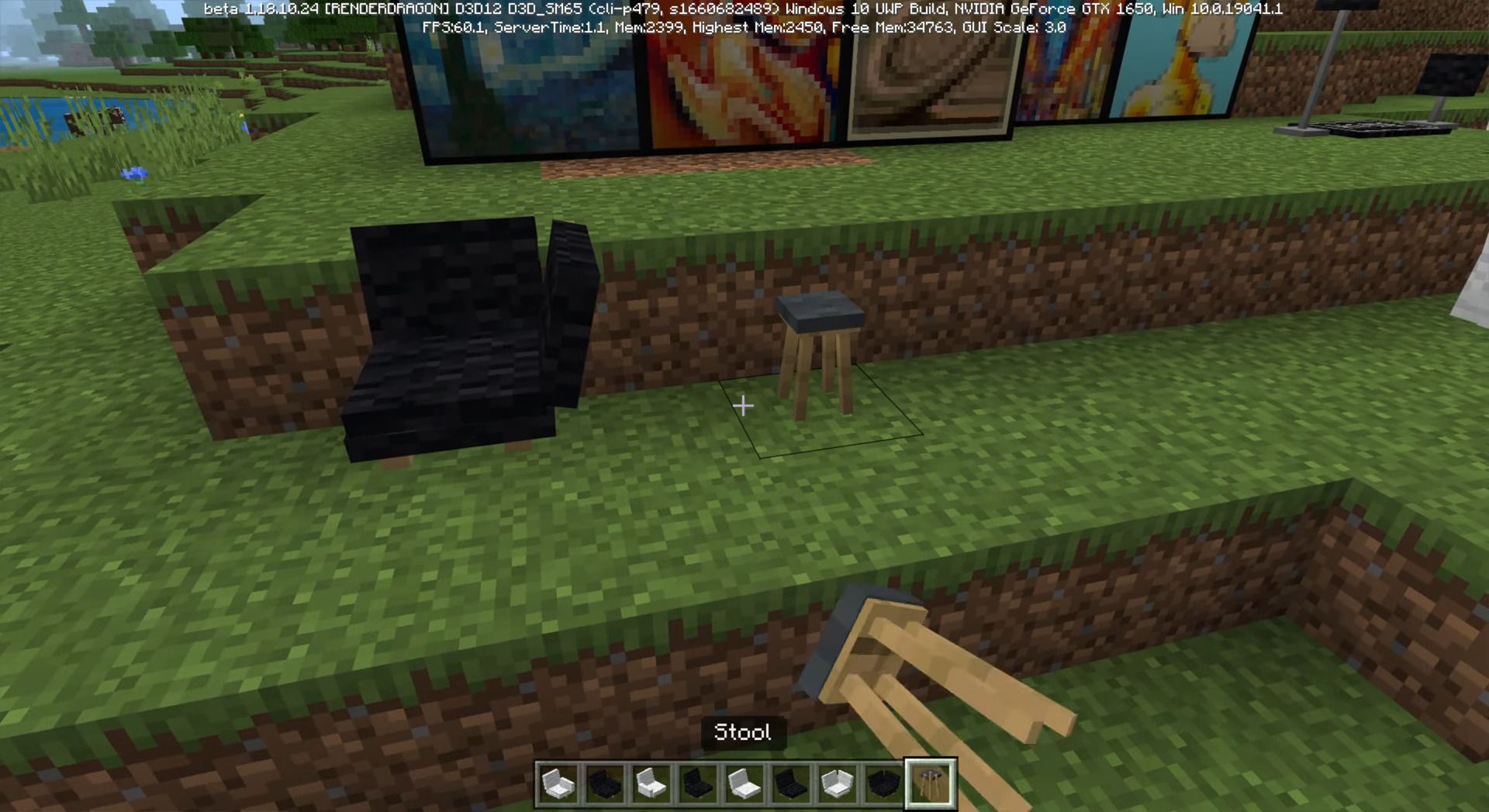 Modern Furniture Addon (1.20, 1.19) - MCPE/Bedrock Mod 20