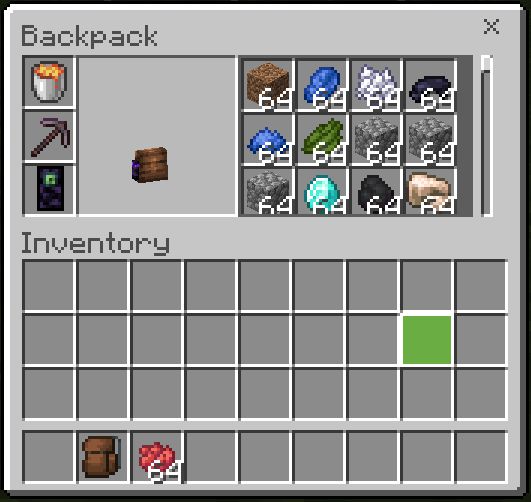 True Backpack Addon (1.20, 1.19) - MCPE/Bedrock Mod 38