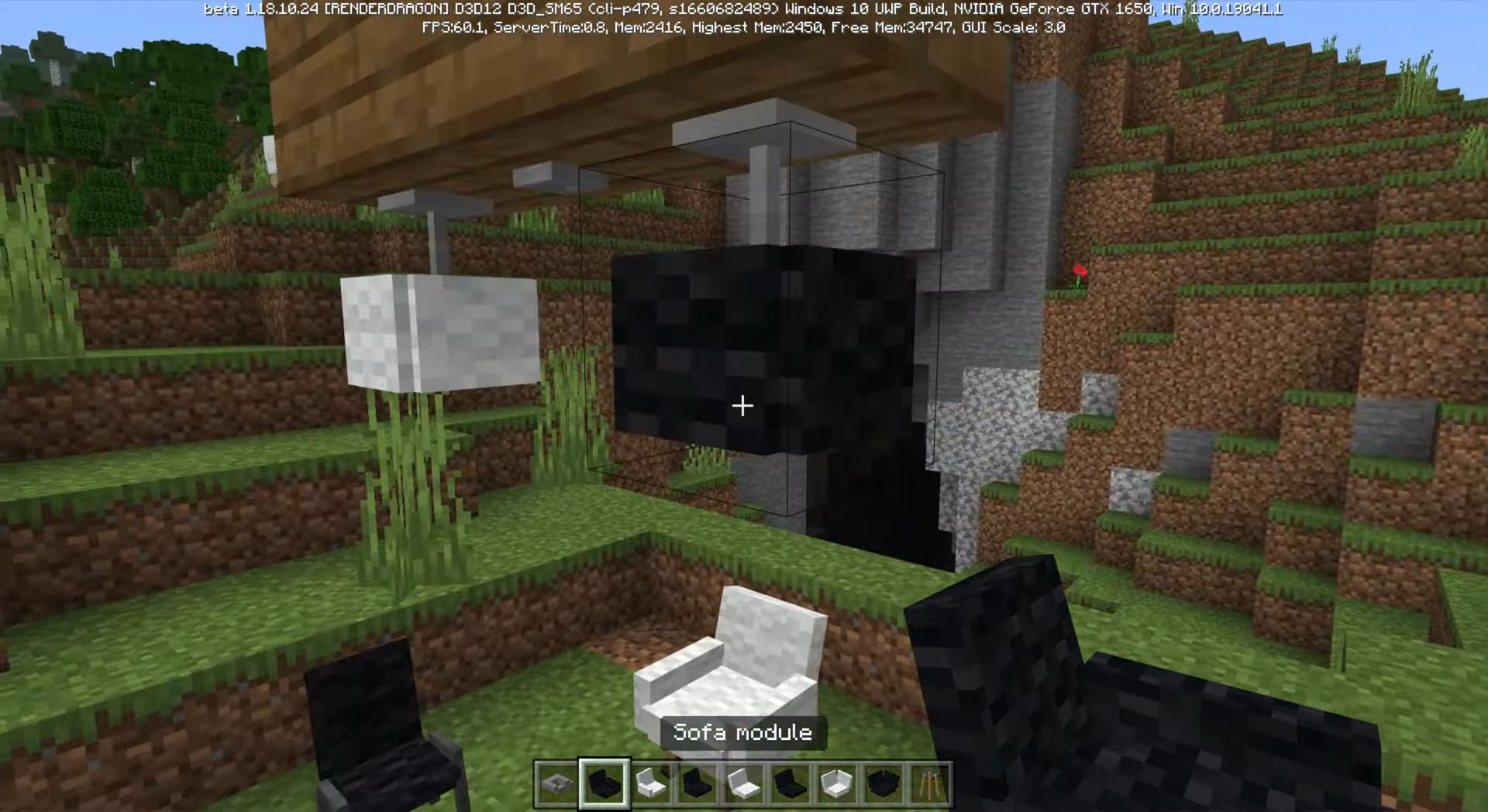 Modern Furniture Addon (1.20, 1.19) - MCPE/Bedrock Mod 22