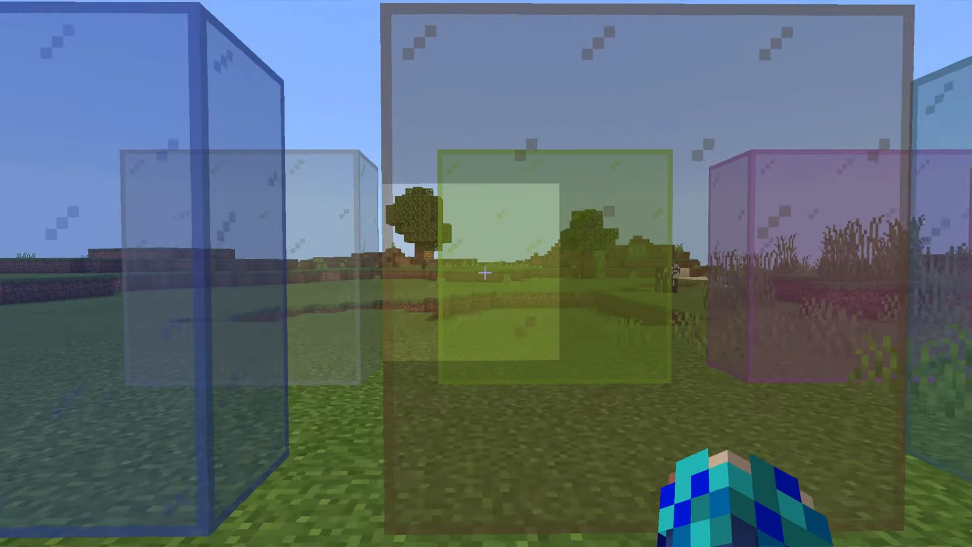 Connected Glass Addon (1.19, 1.18) - MCPE/Bedrock Mod 19