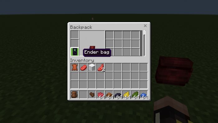 True Backpack Addon (1.20, 1.19) - MCPE/Bedrock Mod 41