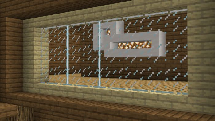 Connected Glass Addon (1.19, 1.18) - MCPE/Bedrock Mod 4