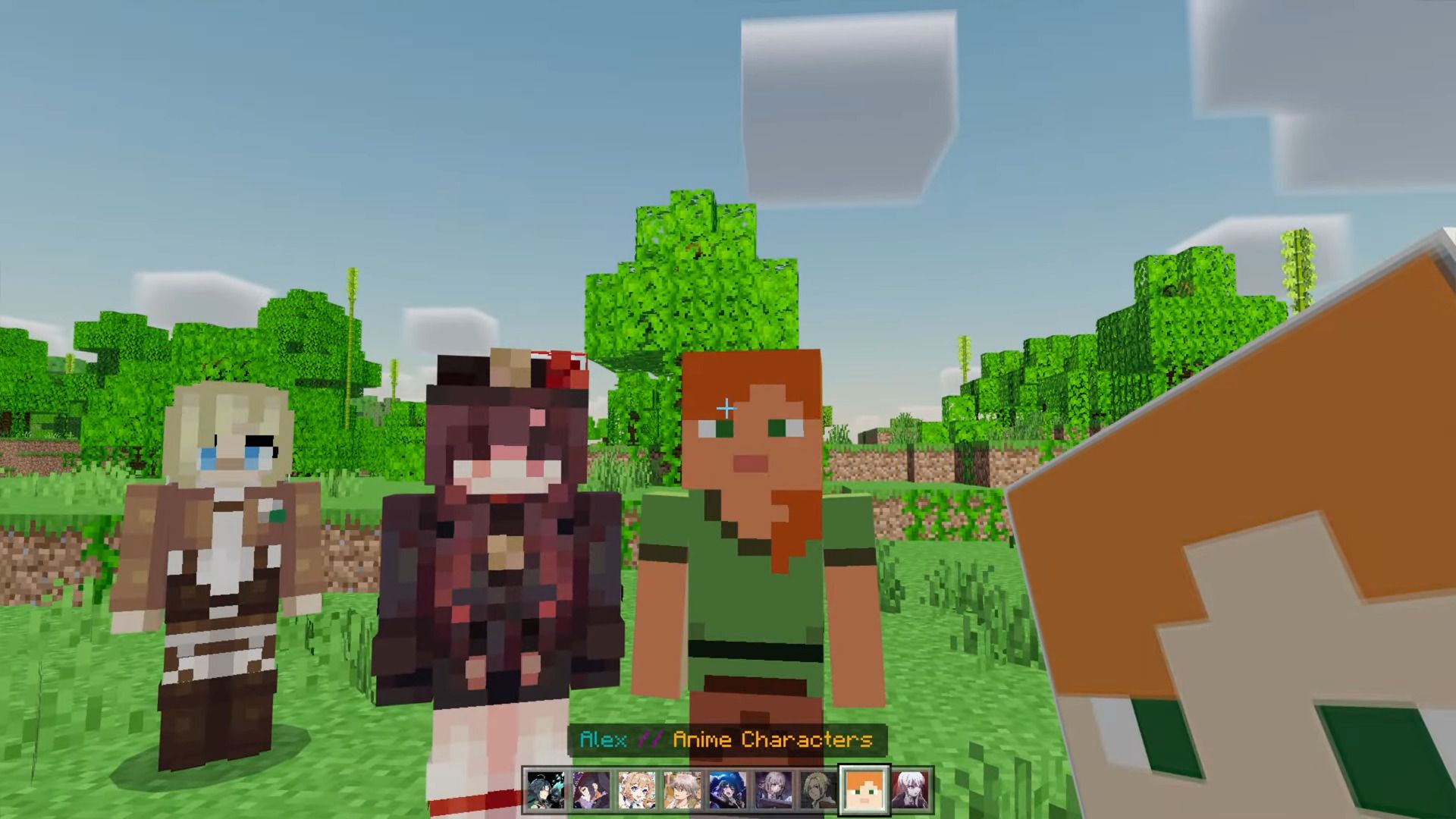 Anime Characters Addon (1.20, 1.19) - Waifus & Husbands Mod MCPE/Bedrock 27