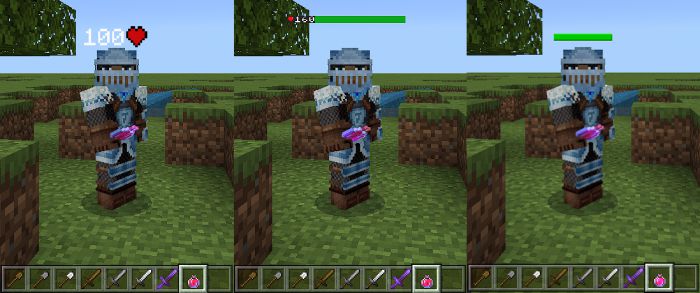 Damage Indicator Addon (1.21, 1.20) - MCPE/Bedrock Health Indicator Mod 6