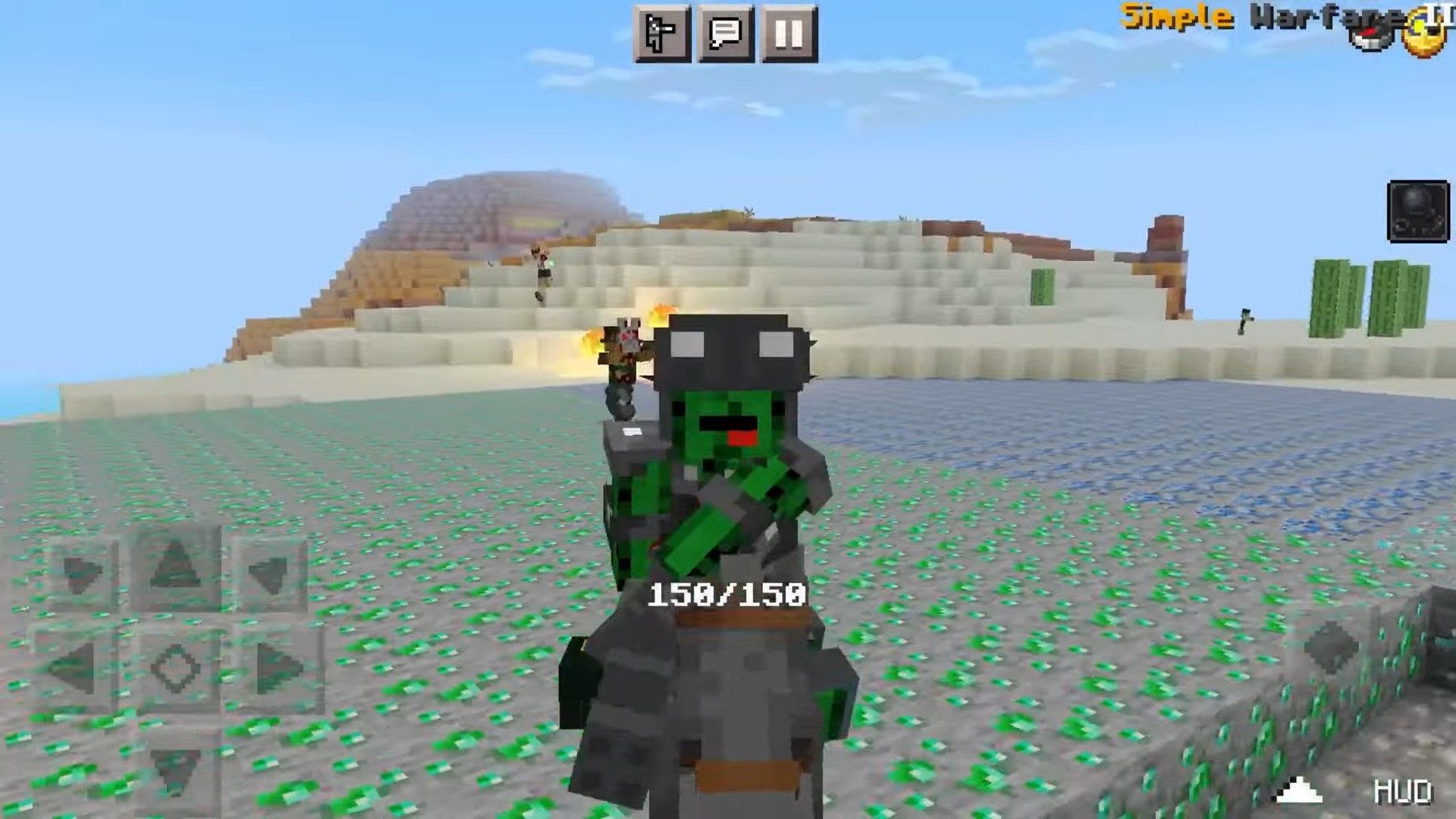 Simple Warfare II Addon V3 (1.19, 1.18) - MCPE/Bedrock 3D Guns Mod 38