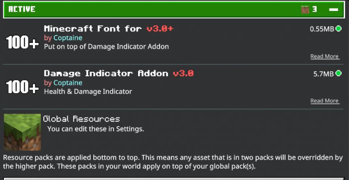 Damage Indicator Addon (1.21, 1.20) - MCPE/Bedrock Health Indicator Mod 8