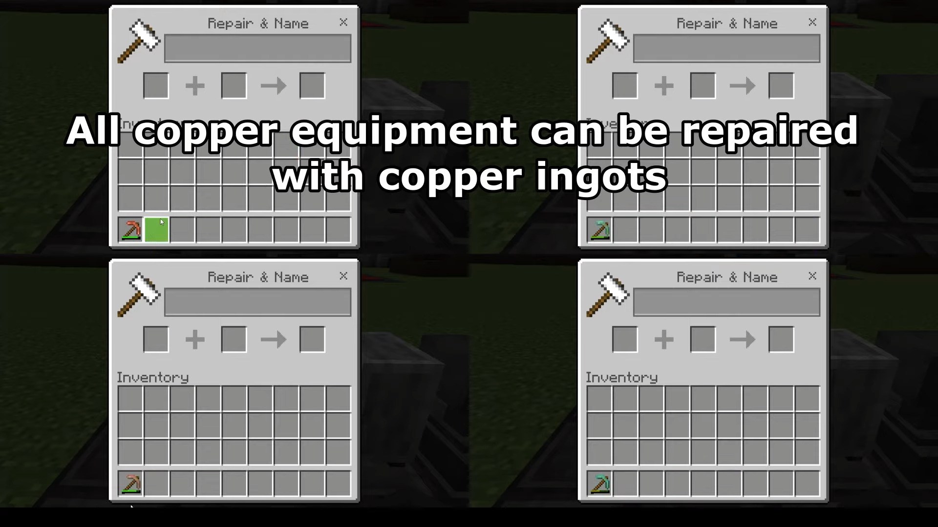 Copper Equipment Addon (1.19, 1.18) - Armor, Tools, and Hammers 19