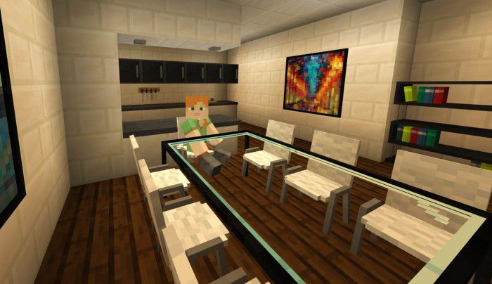 Modern Furniture Addon (1.20, 1.19) - MCPE/Bedrock Mod 8