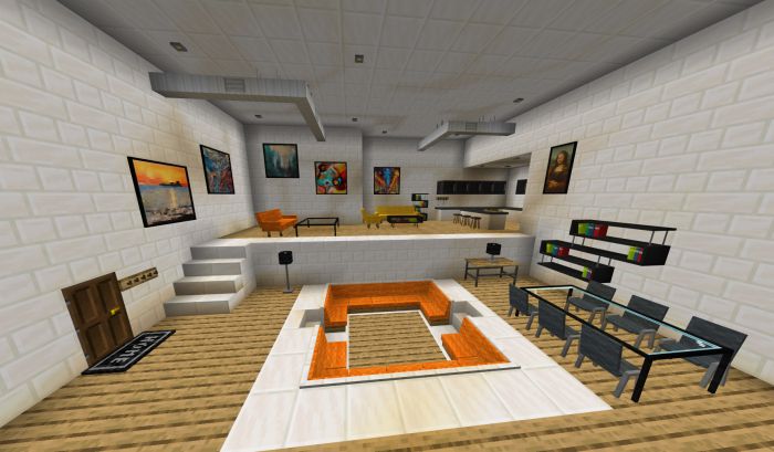 Modern Furniture Addon (1.20, 1.19) - MCPE/Bedrock Mod 9