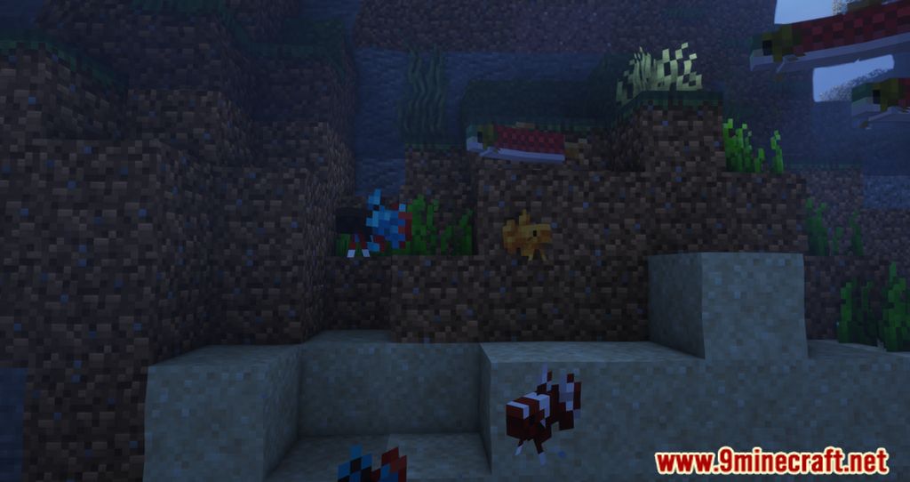 Bettas Mod (1.19.3, 1.18.2) - Fishy Lurking The Ocean 9