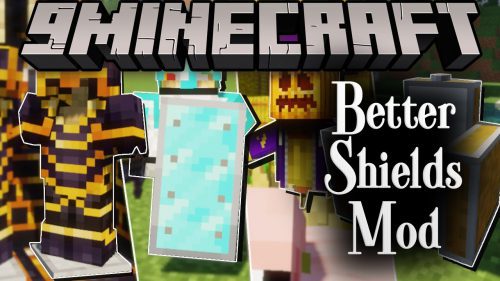 Better Shields Mod (1.18.2, 1.16.5) – Make the Vanilla Shield Deflect Less Damage Thumbnail