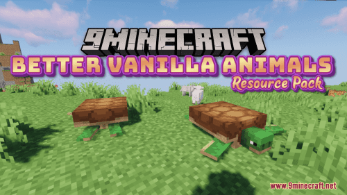 Better Vanilla Animals Resource Pack (1.19.4, 1.18.2) – Texture Pack Thumbnail