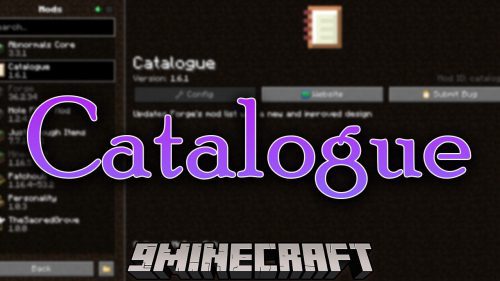 Catalogue Mod (1.19.4, 1.18.2) – Creates A More Rich Experience For Players Thumbnail