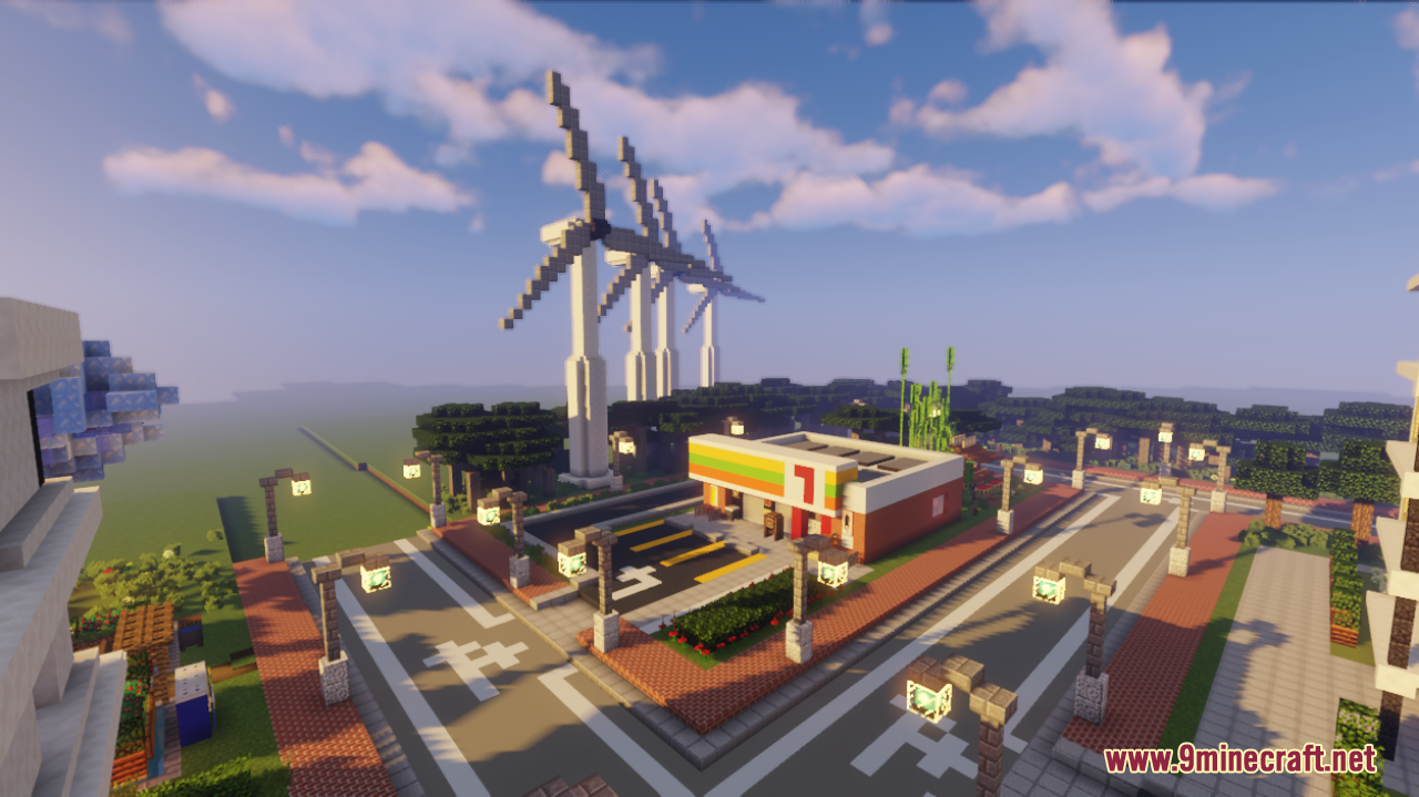 Cheminecraft City Map (1.21.1, 1.20.1) - A Beautiful Minecraft Town 2