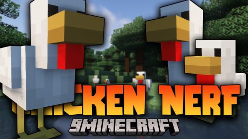 Chicken Nerf Mod (1.21, 1.20.1) – Chickens Will No Longer Randomly Lay Eggs Thumbnail