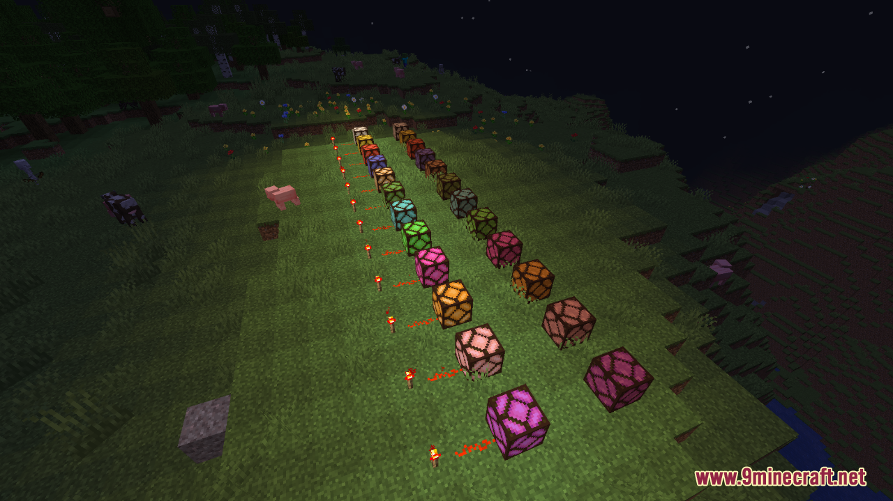 Colorful Redstone Lamps Mod (1.18.2) - Catchy Lamps 3