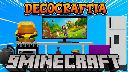 DecoCraftia Mod (1.16.5, 1.15.2) – Decorate Your House with Various Items Thumbnail