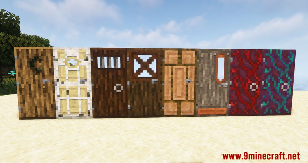 Exline's Doors Mod (1.20.4, 1.19.4) - New and Unique Doors 2