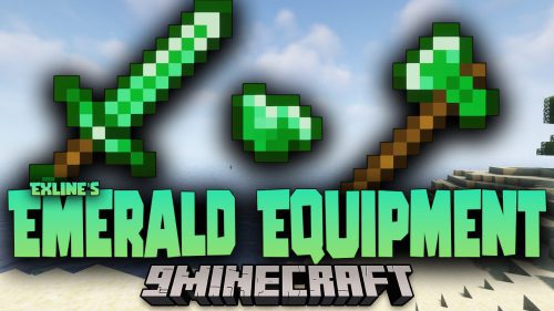 Exline’s Emerald Equipment Mod (1.20.4, 1.19.4) – Powerful Equipment made from Emerald Thumbnail
