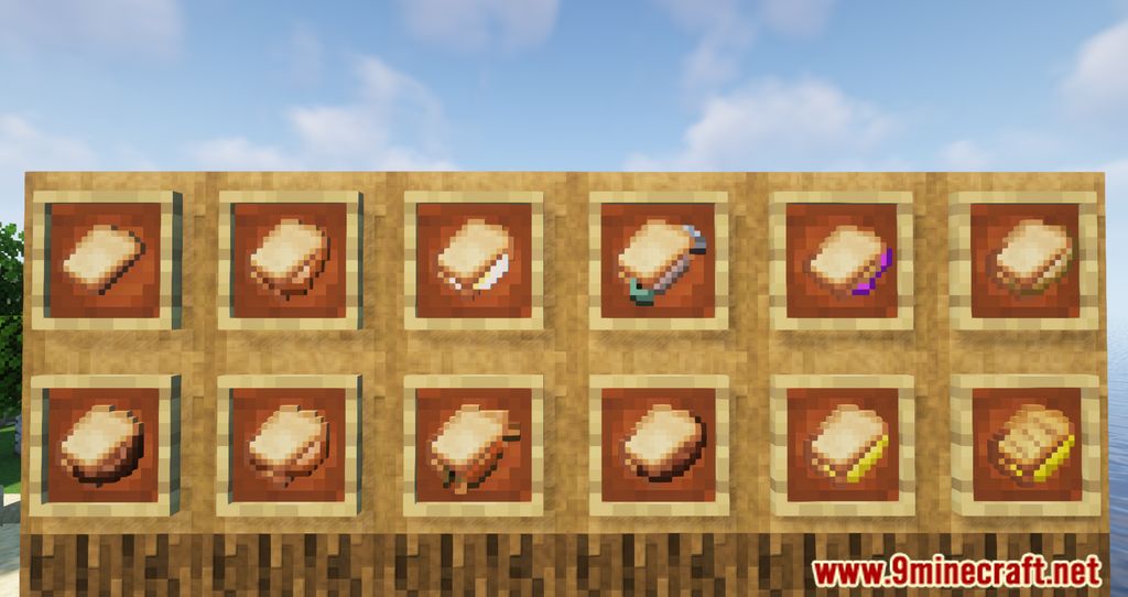 Exline's Sandwich Mod (1.20.4, 1.19.4) - Delicious Edibles 2