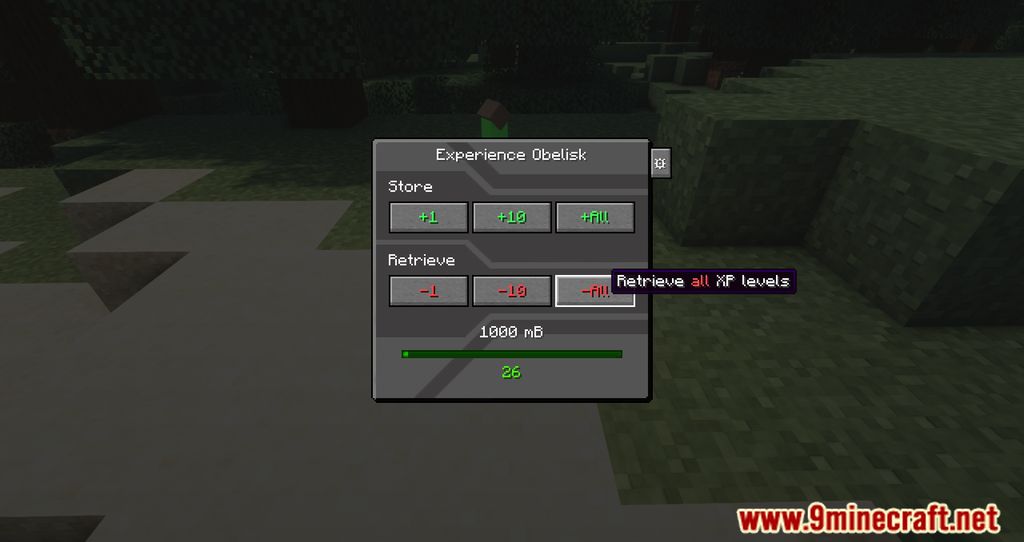 Experience Obelisk Mod (1.20.1, 1.19.2) - Storing XPs for later Uses 9