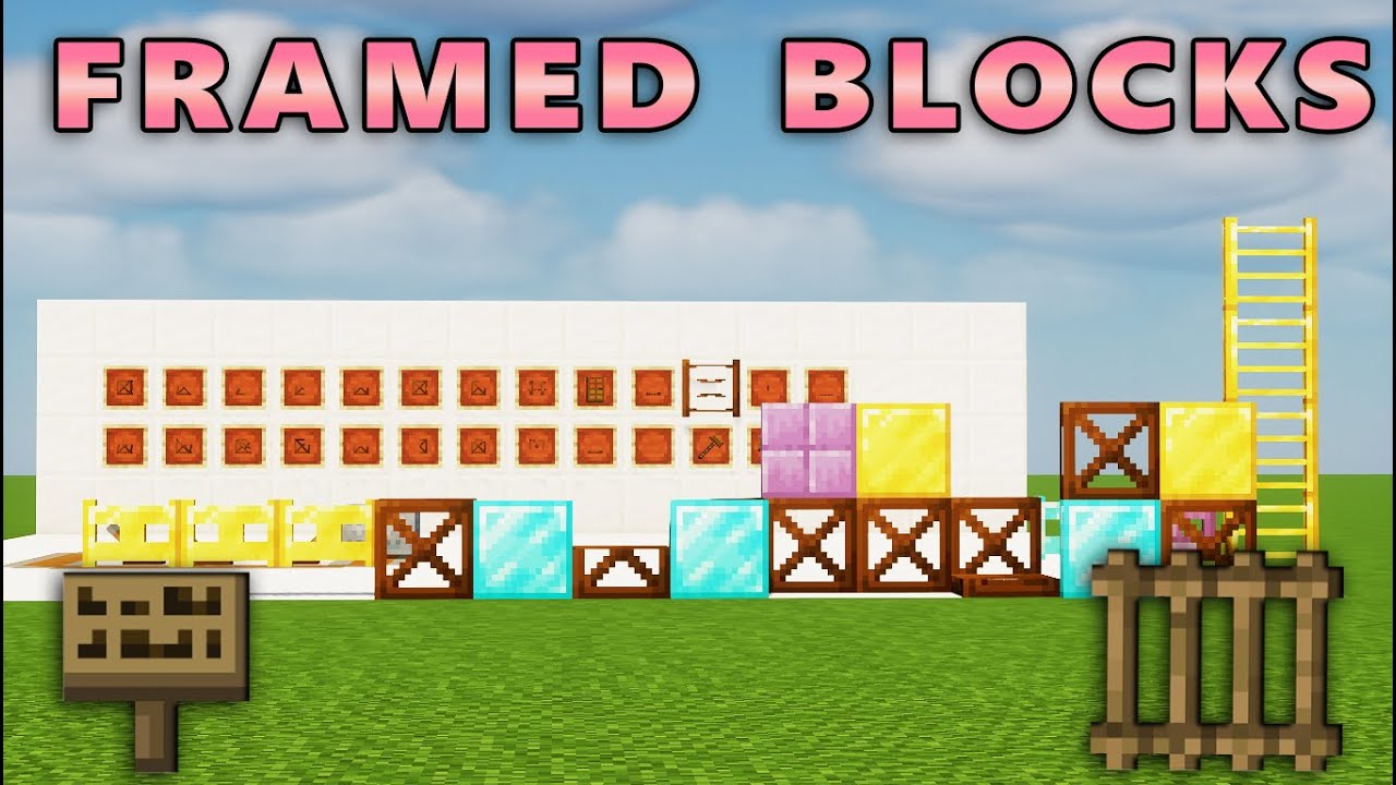 Framed Blocks Mod (1.20.1, 1.19.4) - Fancy Building Blocks 1