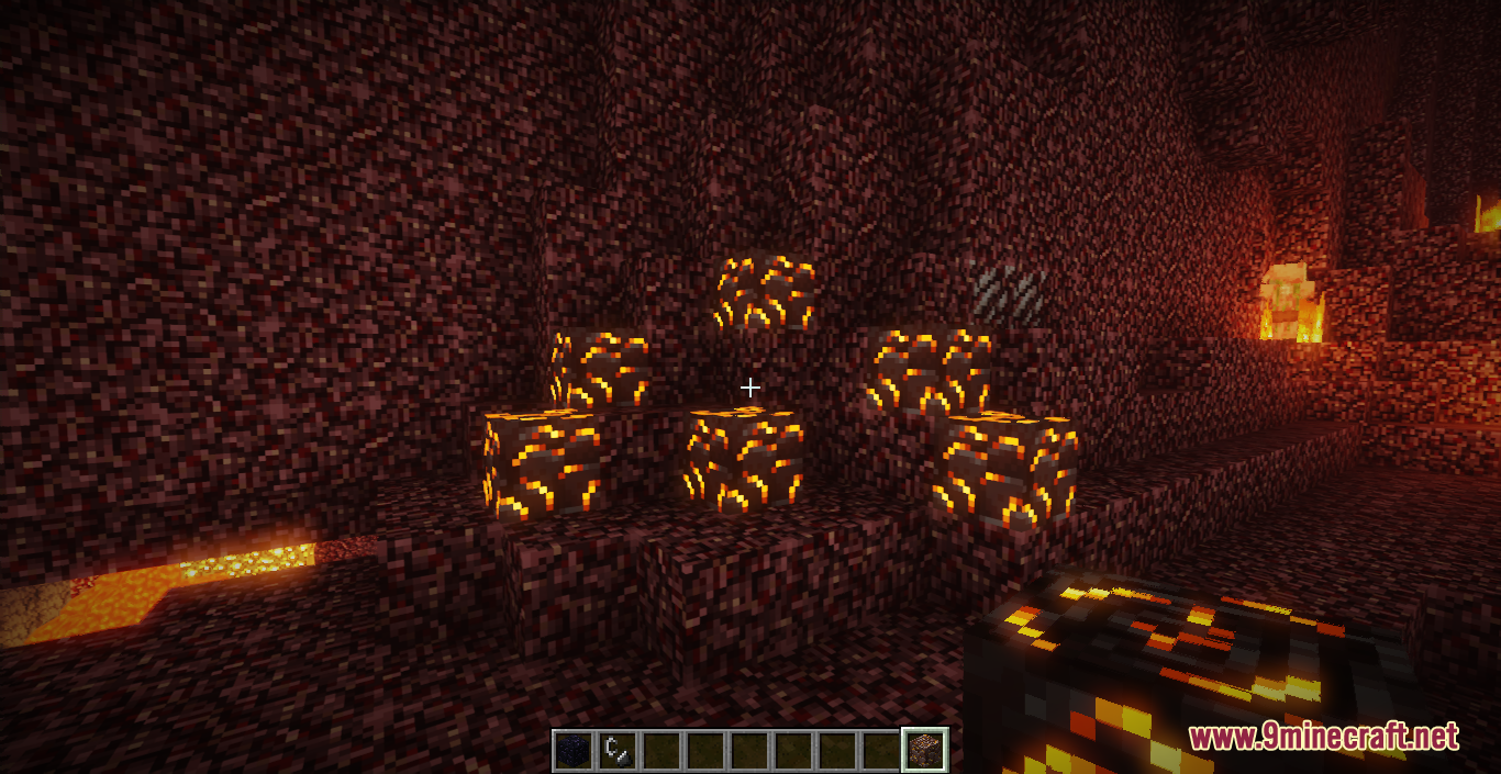 Glowing Gilded Ancient Debris Resource Pack (1.20.6, 1.20.1) - Texture Pack 4