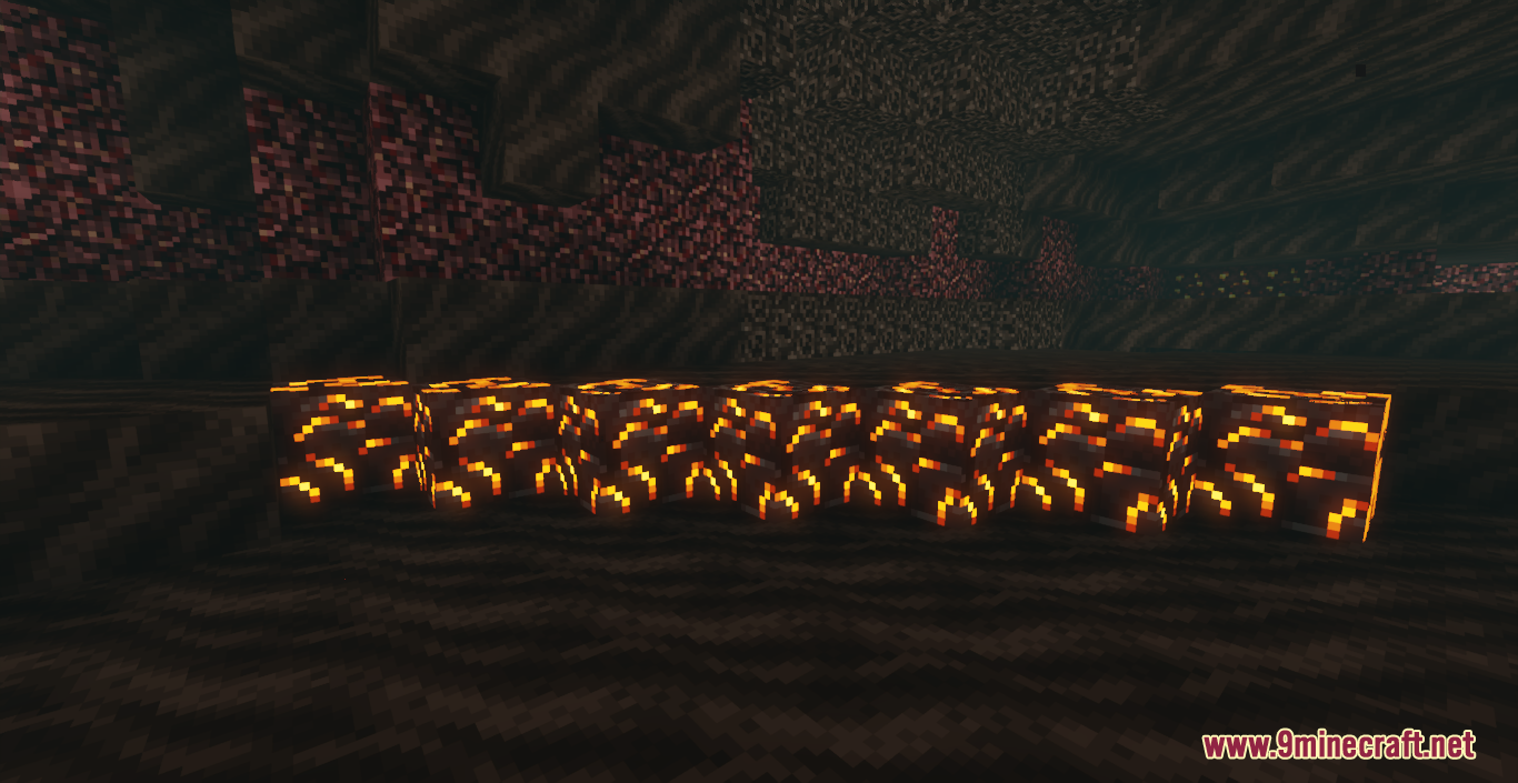 Glowing Gilded Ancient Debris Resource Pack (1.20.6, 1.20.1) - Texture Pack 5