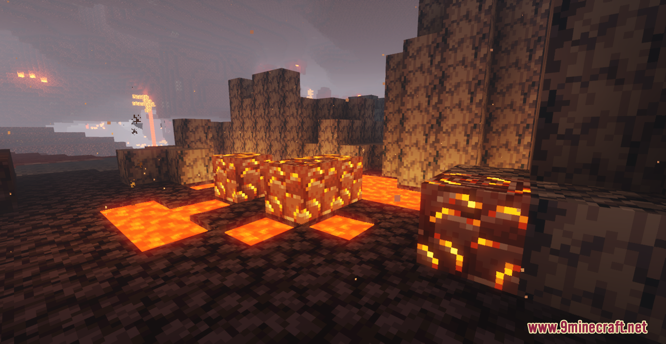 Glowing Gilded Ancient Debris Resource Pack (1.20.6, 1.20.1) - Texture Pack 10