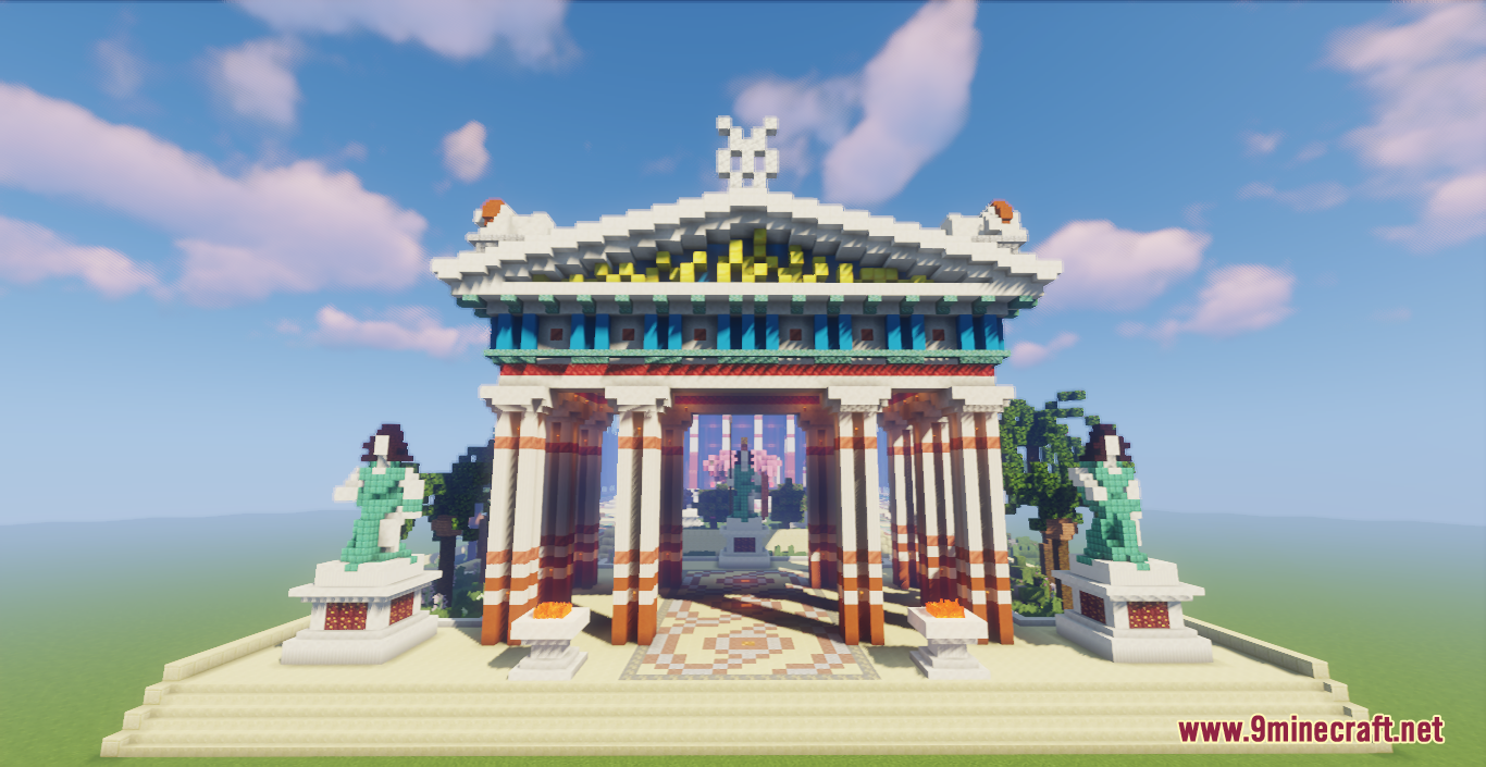 Greek Temple of Hera Map (1.19, 1.18.2) - Temple of the Greek Gods' Queen 2