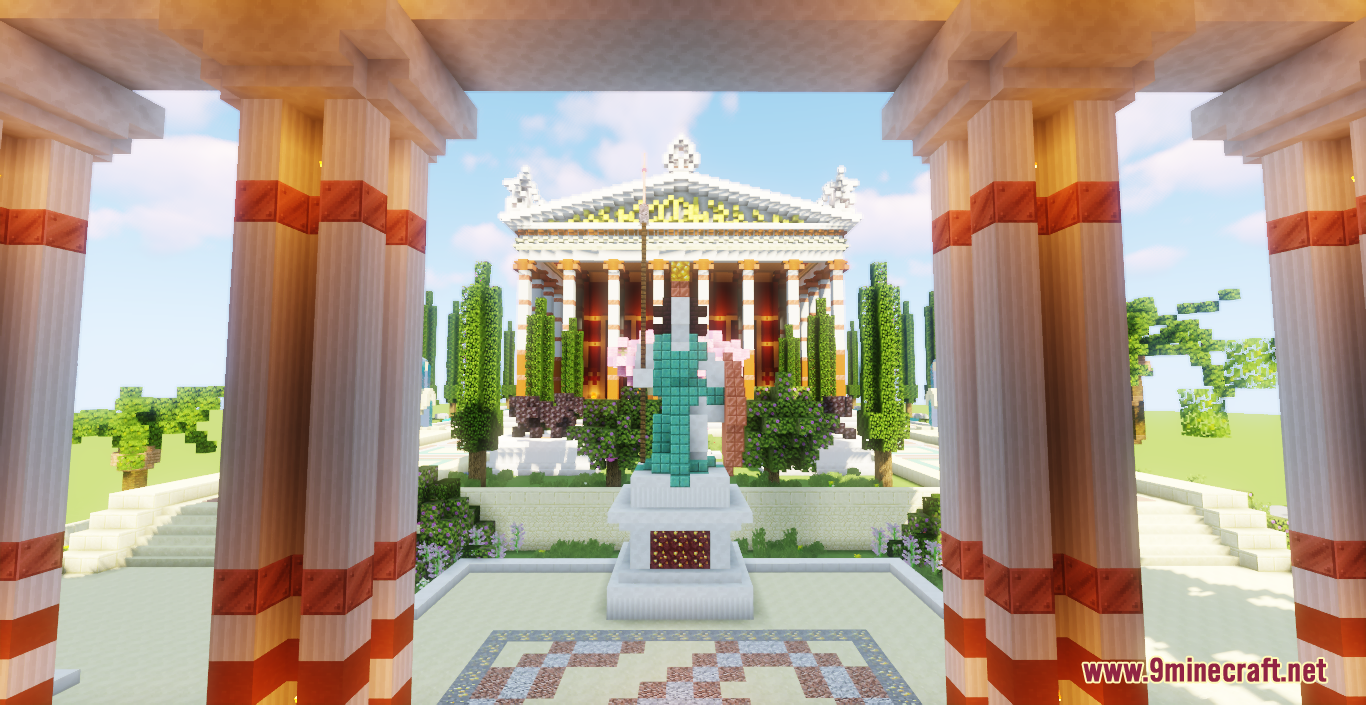 Greek Temple of Hera Map (1.19, 1.18.2) - Temple of the Greek Gods' Queen 4