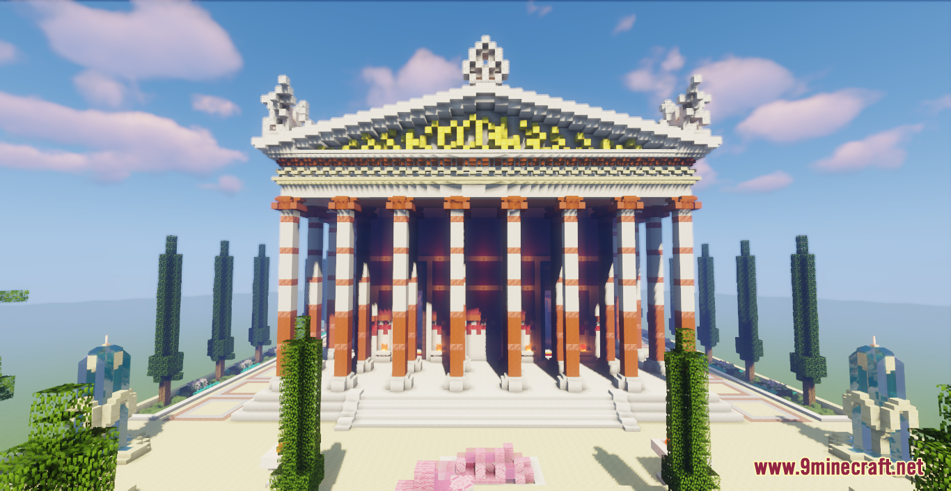 Greek Temple of Hera Map (1.19, 1.18.2) - Temple of the Greek Gods' Queen 5