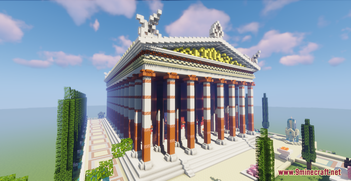 Greek Temple of Hera Map (1.19, 1.18.2) - Temple of the Greek Gods' Queen 10