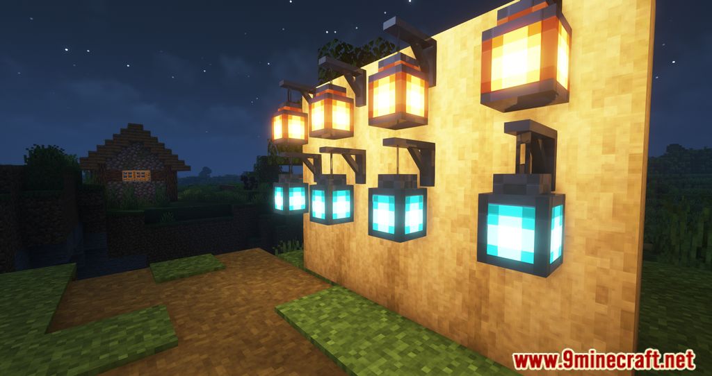 Lanterns Belong on Walls Mod (1.20.4, 1.19.3) - More Realistic Approach for the Lanterns 3