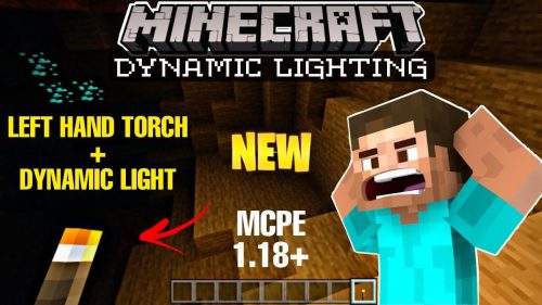 Raiyon’s Dynamic Lighting Addon (1.20, 1.19) – MCPE/Bedrock Mod Thumbnail