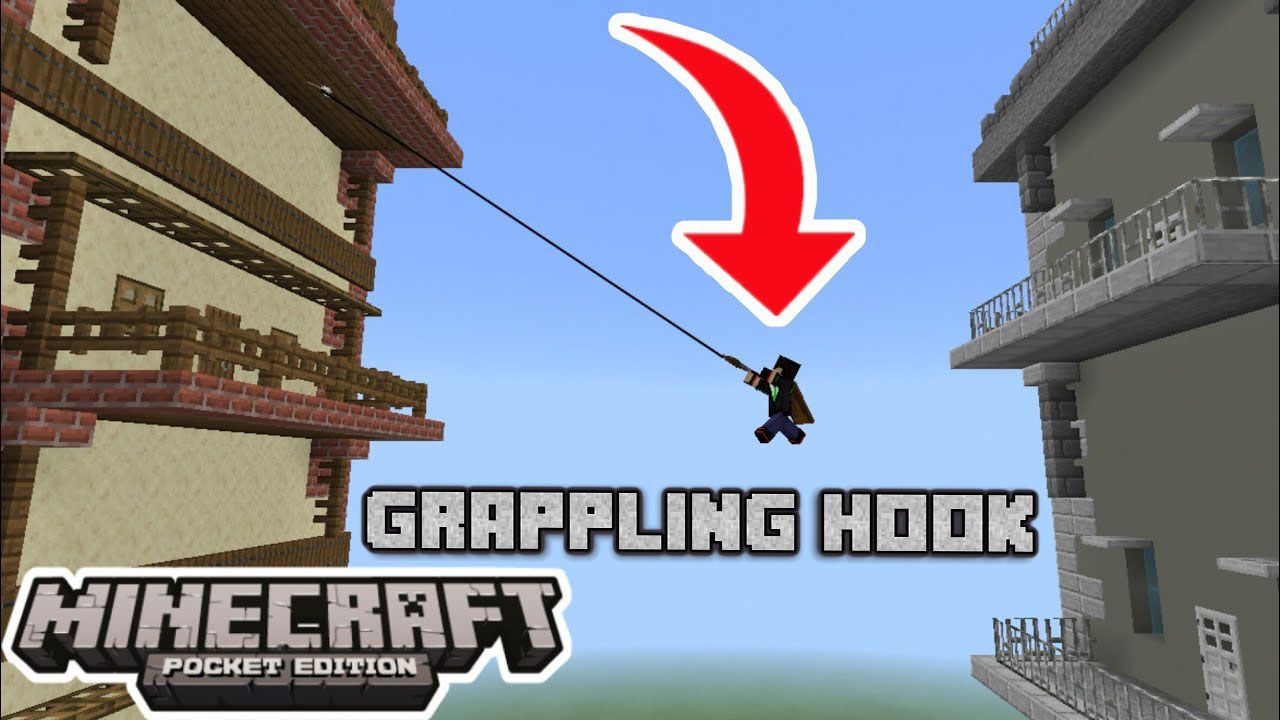 Grappling Hook (1.18, 1.17) - Climb, Swing, Launch with Hook 1