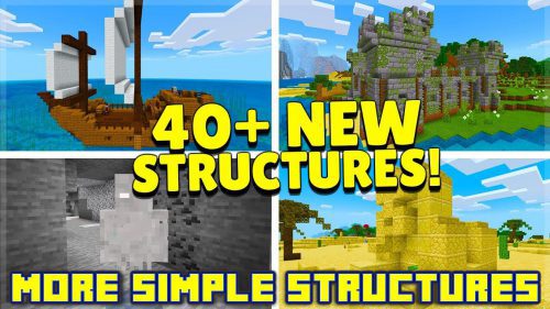 More Simple Structures (1.19) – MCPE/Bedrock Mod Thumbnail