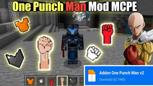 One Punch Man Addon (1.18) – Saitama, Silver Fang, Sonic… Thumbnail