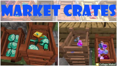 Market Crates Mod (1.19.3, 1.18.2) – A Unique Way to Store Your Minecraft Stuff Thumbnail