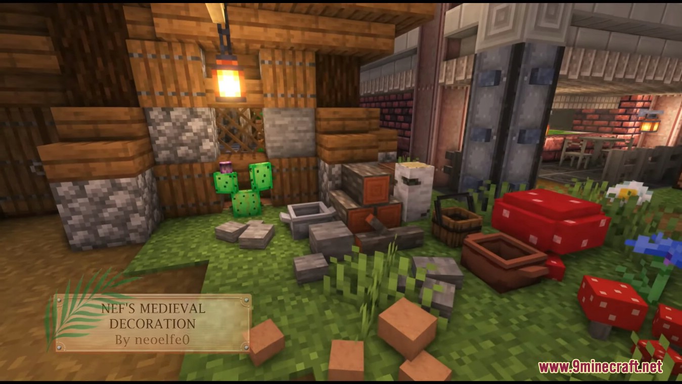 Medieval Decoration Mod (1.17.1, 1.16.5) - Medieval Themed Furniture 3