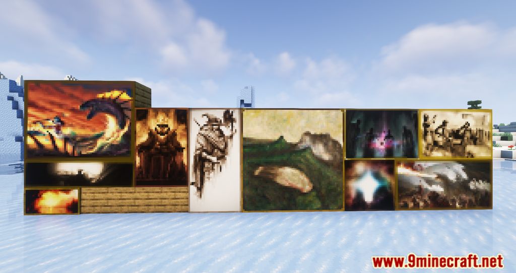 Medieval Paintings Mod (1.20.1, 1.19.4) - Decorate your Medieval Castles 11