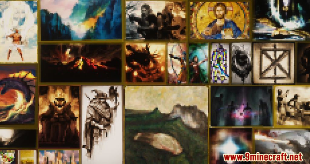 Medieval Paintings Mod (1.20.1, 1.19.4) - Decorate your Medieval Castles 4