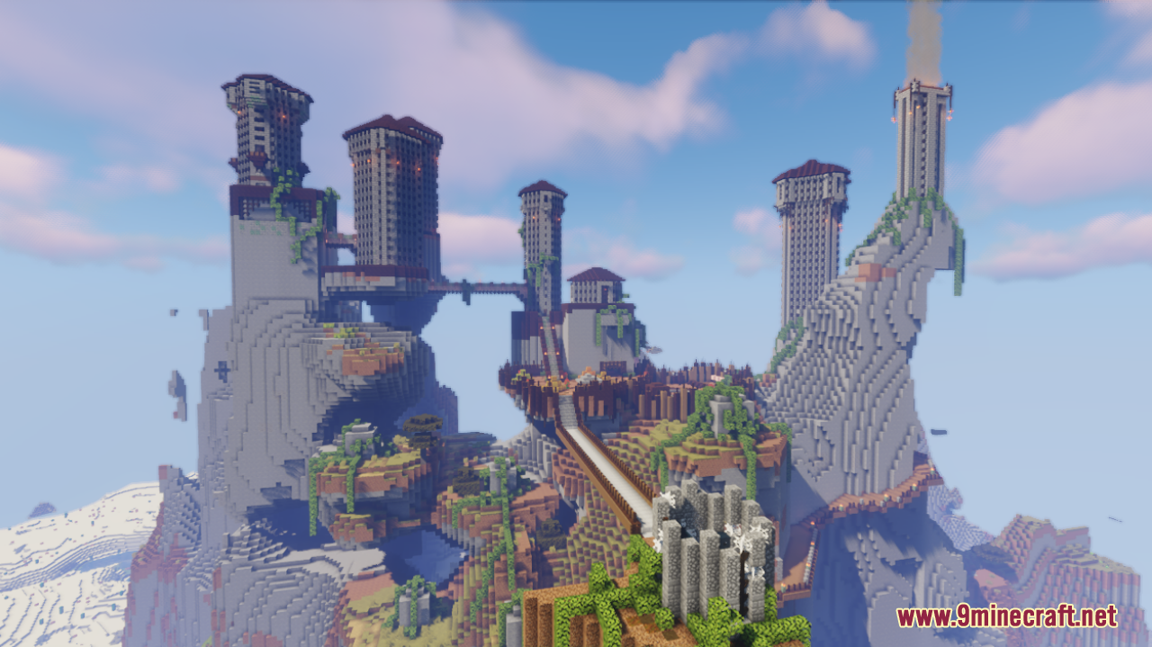 Medieval Towers Projects Map (1.21.1, 1.20.1) - Look Out for Mountain Monsters 7