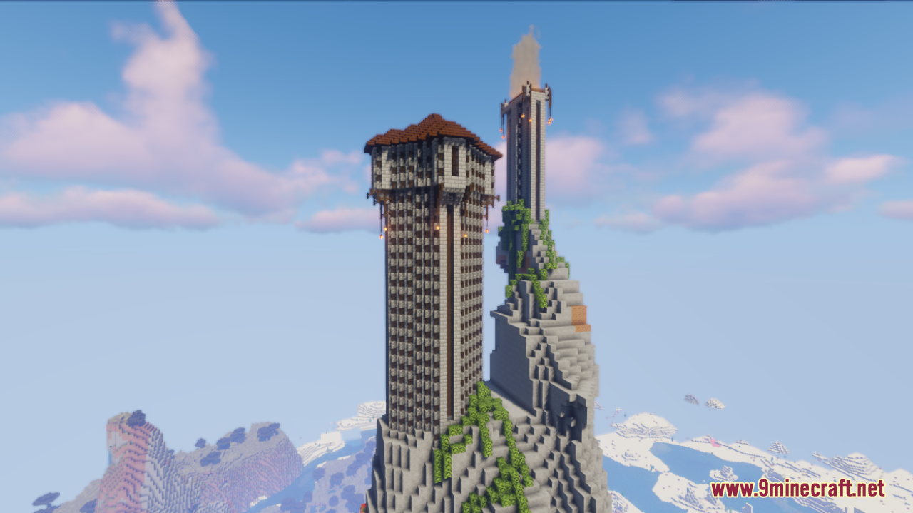 Medieval Towers Projects Map (1.21.1, 1.20.1) - Look Out for Mountain Monsters 8