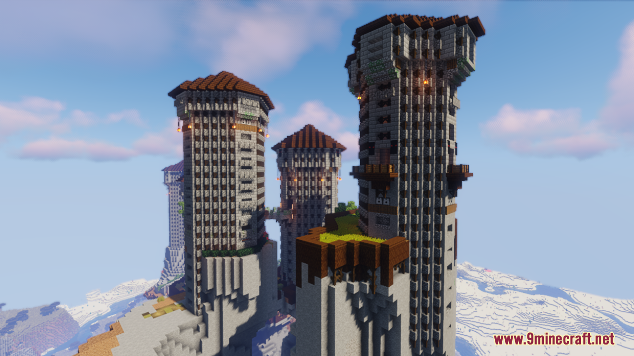 Medieval Towers Projects Map (1.21.1, 1.20.1) - Look Out for Mountain Monsters 9