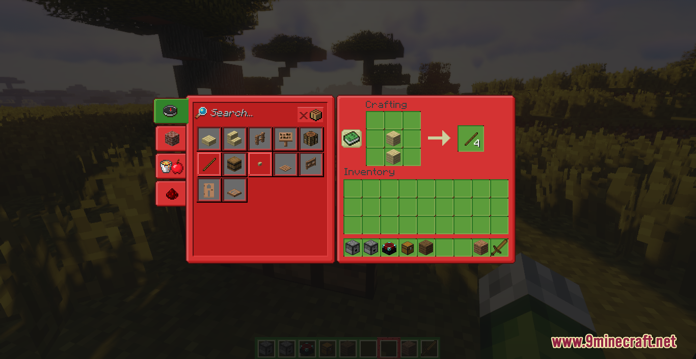 Melon GUI And Hotbar Resource Pack (1.20.6, 1.20.1) - Texture Pack 3